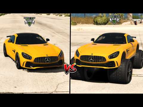 Gta 5 Normal Mercedes Benz Gt Car Vs Gta 5 Monster Mercedes Benz Gt Car - Which Is Best?