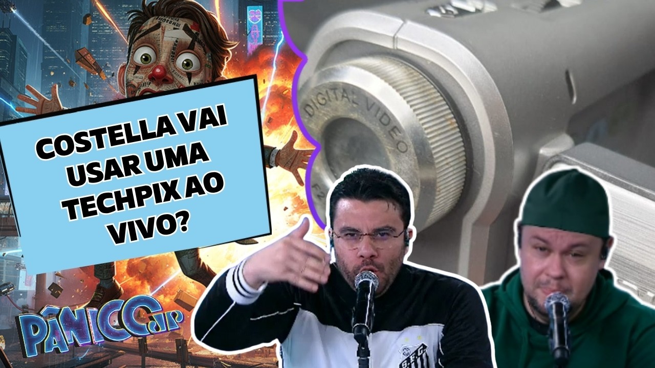 MARIO COSTELLA REVELA EXAME COM TECHPIX E ASSUSTA ENÉAS NO PÂNICO