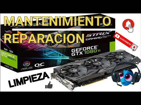 Maintenance of the GTX 1080 ASUS STRIX graphics card + FIX LED LIGHT 😎