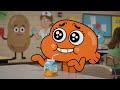 Gumball And Darwin Talking To Cafeteria