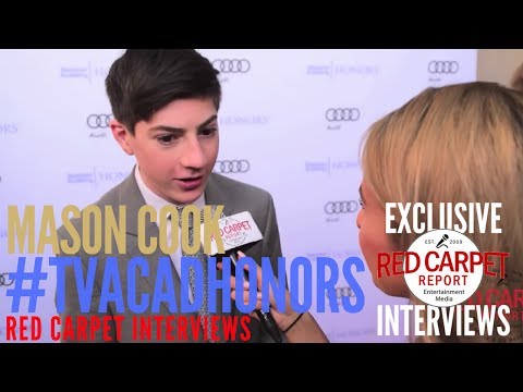 Mason Cook #Speechless interviewed at the 10th Annual Television Academy Honors #TVAcadHonors