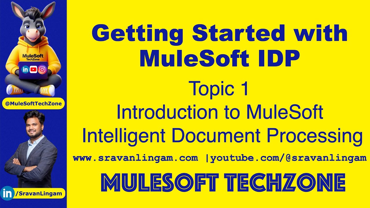 Introduction to MuleSoft IDP : Intelligent Document Processing #MuleSOftIDP #mulesoft @sravanlingam