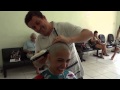 Video Shaving Women Headshave From Long To Bald HD