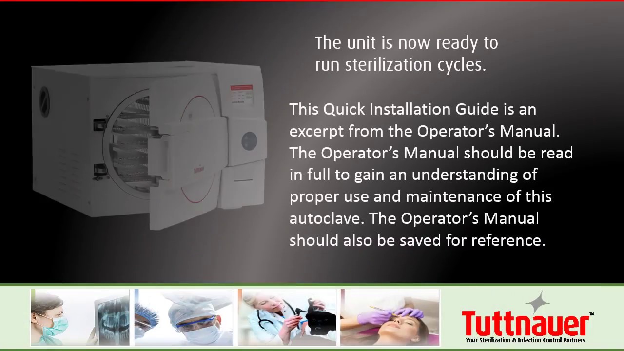 Installation of a Tuttnauer EZPlus Autoclave