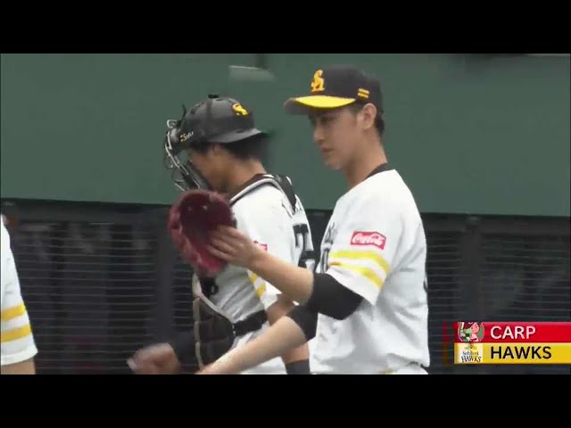 【ファーム】ホークス・佐藤宏樹 公式戦初登板で初回を無失点に抑える好投!! 2022年5月11日  福岡ソフトバンクホークス 対 広島東洋カープ