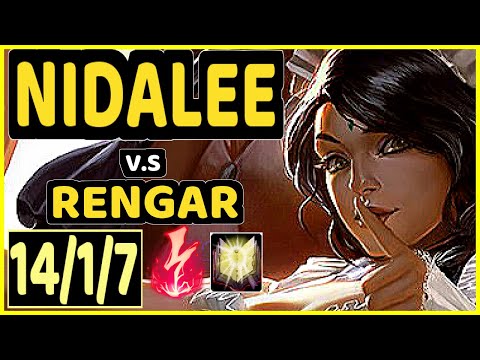 STEFAN (NIDALEE) vs RENGAR - 14/1/7 KDA JUNGLE GAMEPLAY - EUW Ranked MASTER