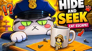 Download lagu AMERICA CAT FOUND ME?! 😱🐱 | Hide & Seek #hideandseekcatescape mp3