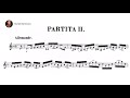 Bach - Violin Partita No. 2 in D minor, BWV 1004 ...