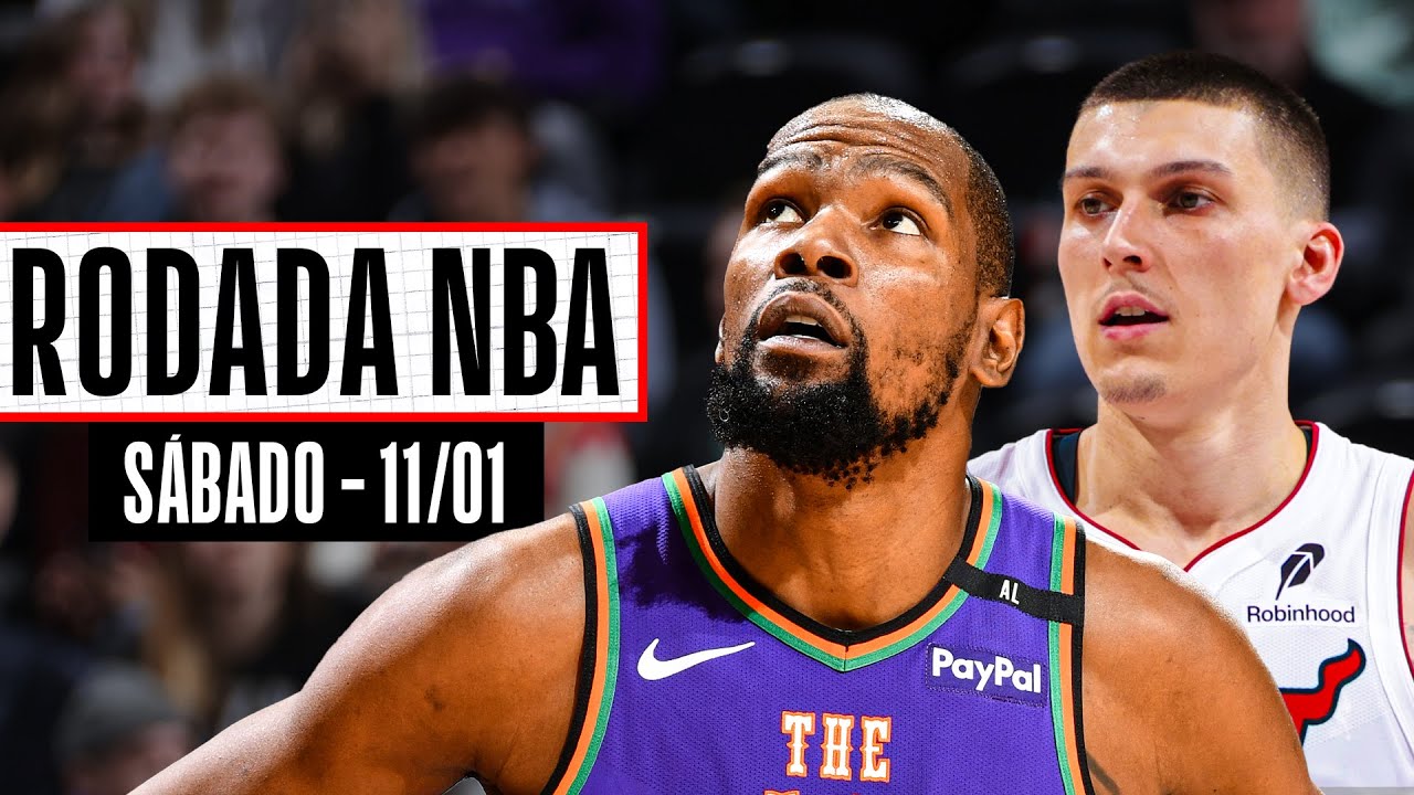 DURANT e BOOKER brilham nos Suns; HERRO conduz HEAT à vitória - Rodada NBA 11/01