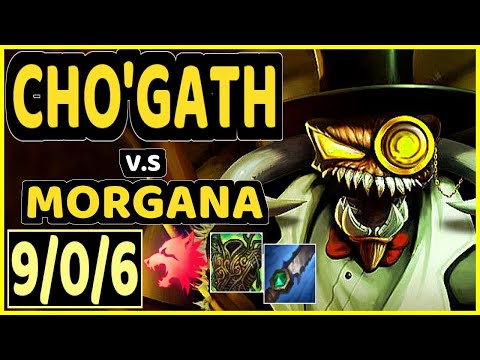 HY0G4 (CHO'GATH) vs MORGANA - 9/0/6 KDA JUNGLE CHALLENGER GAMEPLAY - BR