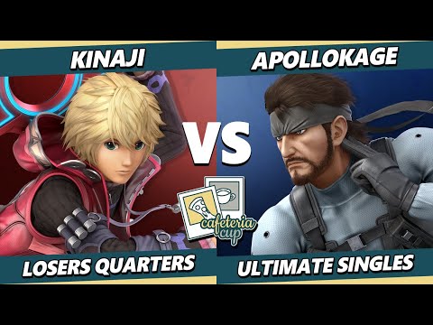 Cafeteria Cup Top 8 - Kinaji (Shulk) Vs. ApolloKage (Snake) Smash Ultimate - SSBU