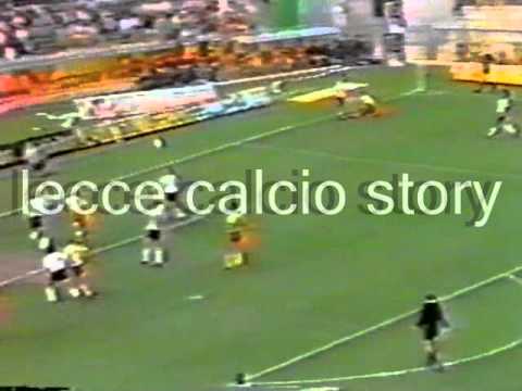 Il gol di Ezio Panero nello spareggio-promozione Cesena-LECCE 2 a 1 dell'8 luglio 1987