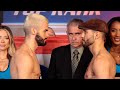 TONY LUIS AND JOHN BAUZA FULL WEIGH IN AND FACE OFF | TOP RANK BOXING EDGAR BERLANGA VS STEVE ROLLS