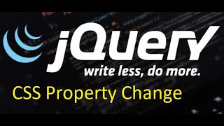 Change css property with button click in jquery | Jquery | ASPHero