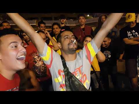 MAGNETO E ALÊ VS FALCÃO E LEAL -[RIMOU COM O FILHO/GASTAÇÃO]- BATALHA DO COLISEU #8