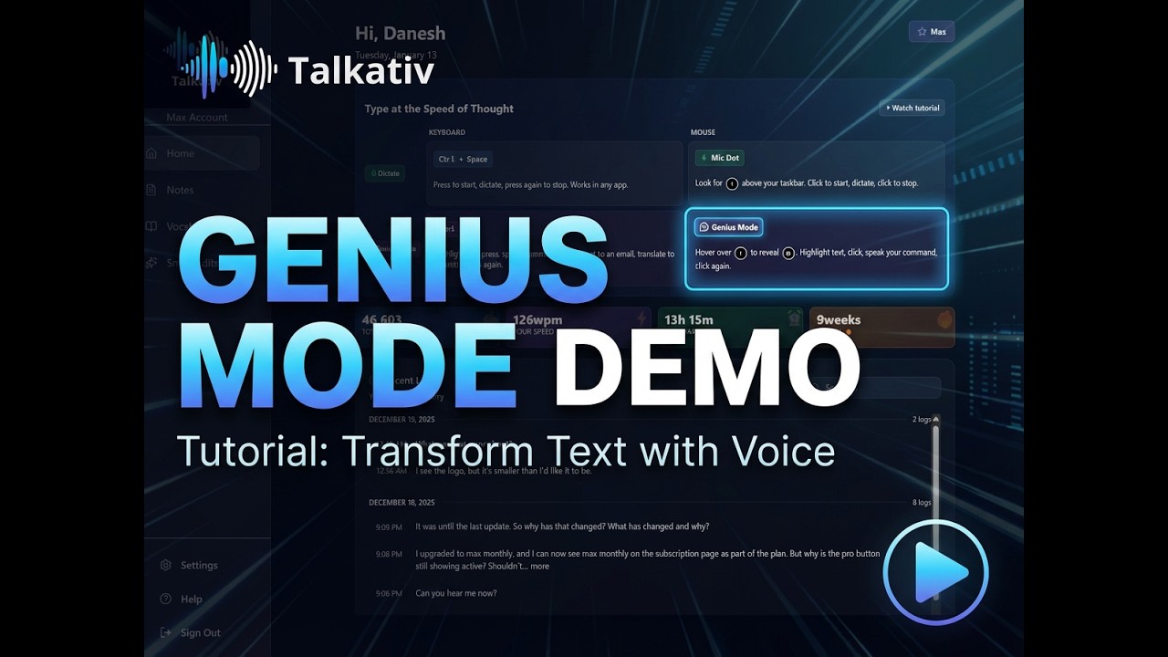 Genius Mode Tutorial Video