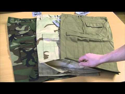 Шорты Helikon-Tex® BDU Shorts - Cotton Ripstop - US Woodland - фото 1 - id-p298100755