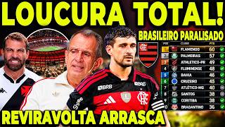 EXCELENTE REVIRAVOLTA ARRASCAETA FLAMENGO! BRASILEIRÃO PARALISADO!?