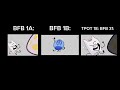 BFB 1A BFB 1B TPOT 18 BFB 31 Intro Comparison
