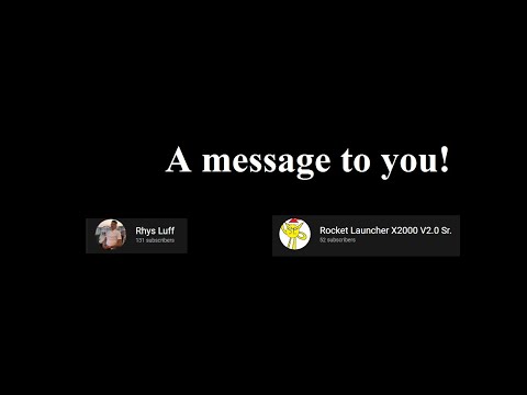 A message to Rhys Luff