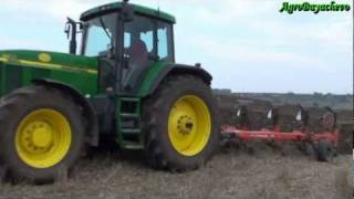 preview picture of video 'John Deere 7710 & Ploughing Kuhn HV Integrale Bayachevo'