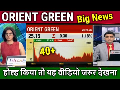 ORIENT GREEN share latest news,buy or not,orient green analysis,orient green power share target,