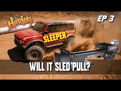 50lb Sled Pulling Traxxas TRX4000 - Heavy Metal Bronco - Episode 3