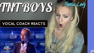 VOCAL COACH |REACTION |TNT Boys as The Three Tenors | 'O Sole Mio