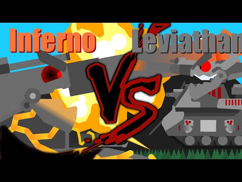 Inferno VS Leviathan - Cartoons about tanks