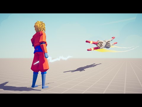 SUPER PEASANT vs GOKU - Totally Accurate Battle Simulator TABS