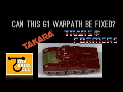 Can It Be Saved?! G1 Transformer Repair Warpath