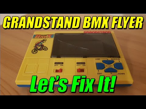 Grandstand BMX Flyer - Retro Hand Held Game - Let's Fix it!
