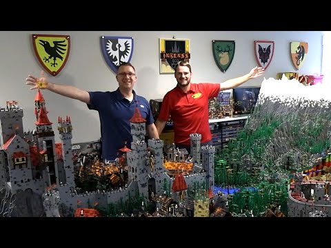 2024 Update! Massive LEGO Castle Village & Mountain with 500,000+ Pieces