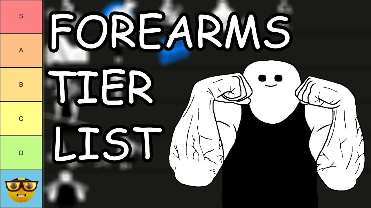 Forearms Exercise Tier List (Simplified)