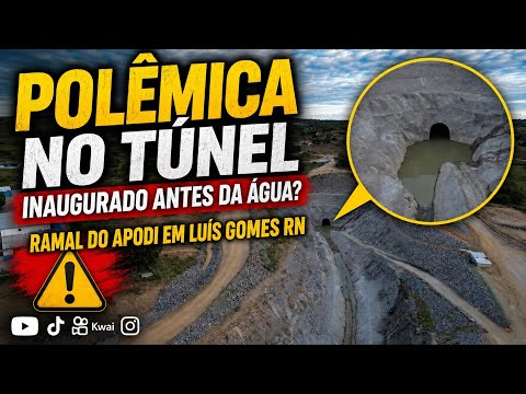 O TÚNEL QUE VIROU POLÊMICA! Lula inaugurou antes da água chegar? Entenda o caso