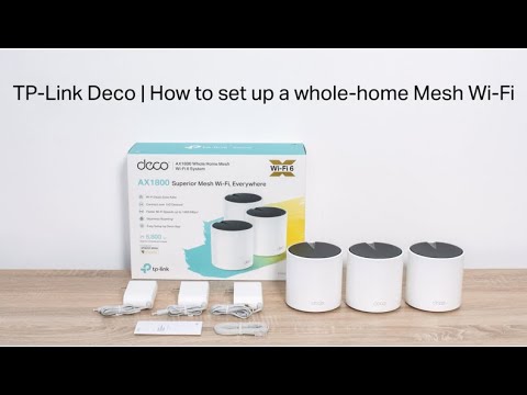 Belaidis maršrutizatorius P-Link Deco X50 Mesh WLAN Set (1 Pack), AX3000 Dual Band  &amp; Repeater (Range iki 232 m², WPA3)/Mesh Suppor video