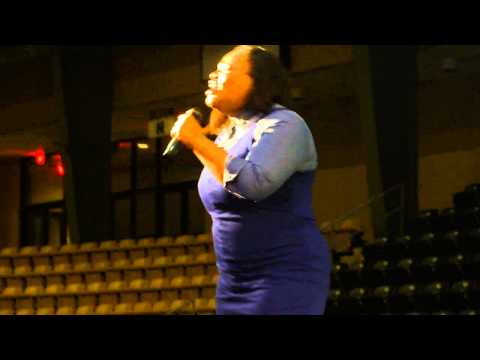 Tasha Cobbs Singing "Happy" at The Mississppi Burning 29