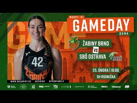 Chance ŽBL nadstavba A1: Žabiny Brno - SBŠ Ostrava, 25.2.2026