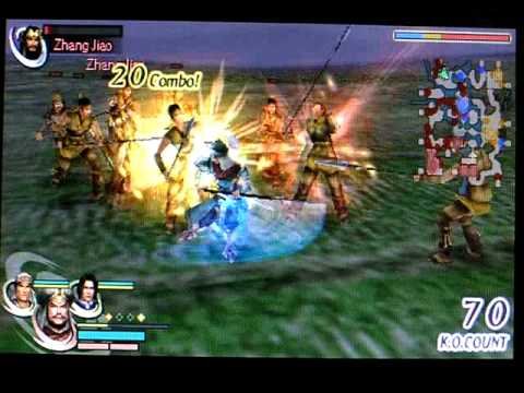 warriors orochi psp gameplay