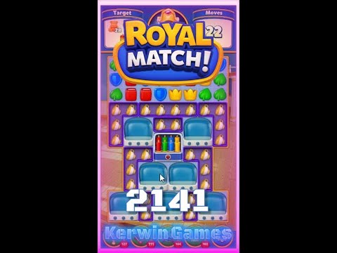 Royal Match Level 2141 - No Boosters Gameplay