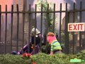 Classic Sesame Street Super Grover Exit
