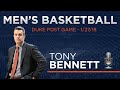 MEN'S BASKETBALL: Duke Post Game - Tony Bennett