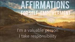 Affirmations for self-empowerment
