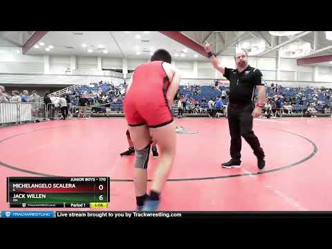170 Lbs Cons. Round 1 - Michelangelo Scalera, IL Vs Jack Willen, OH 08fc