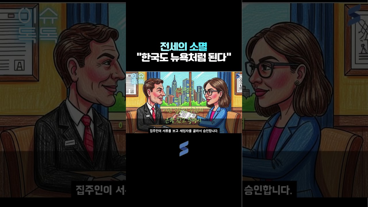 한국 전세의 종말? 우리도 '뉴욕'처럼 됩니다 🗽