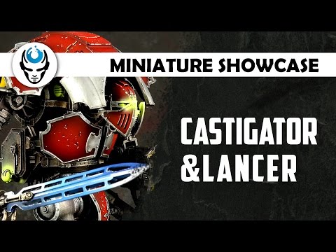 CERASTUS KNIGHTS CASTIGATOR & LANCER - LVL 4 HD MINIATURE SHOWCASE