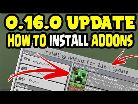 HOW TO INSTALL ADDON PACKS! - MCPE 0.16.0 iOS & Android MCPE - Minecraft PE (Pocket Edition) Video