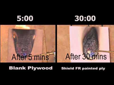 Flame retardant paint