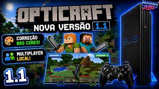 OptiCraft 1.1 - Nova versão! Minecraft para PS2! Correção nas cores e multiplayer local!