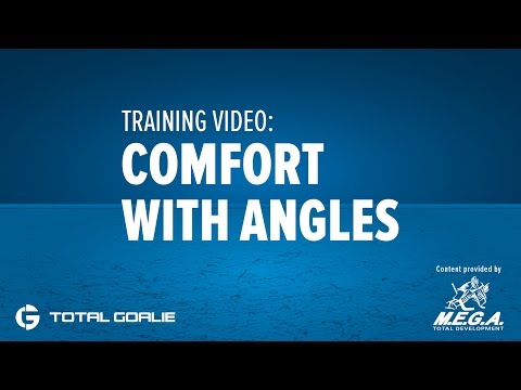 Be A Goalie Training Video //  Comfort With Angles Drill